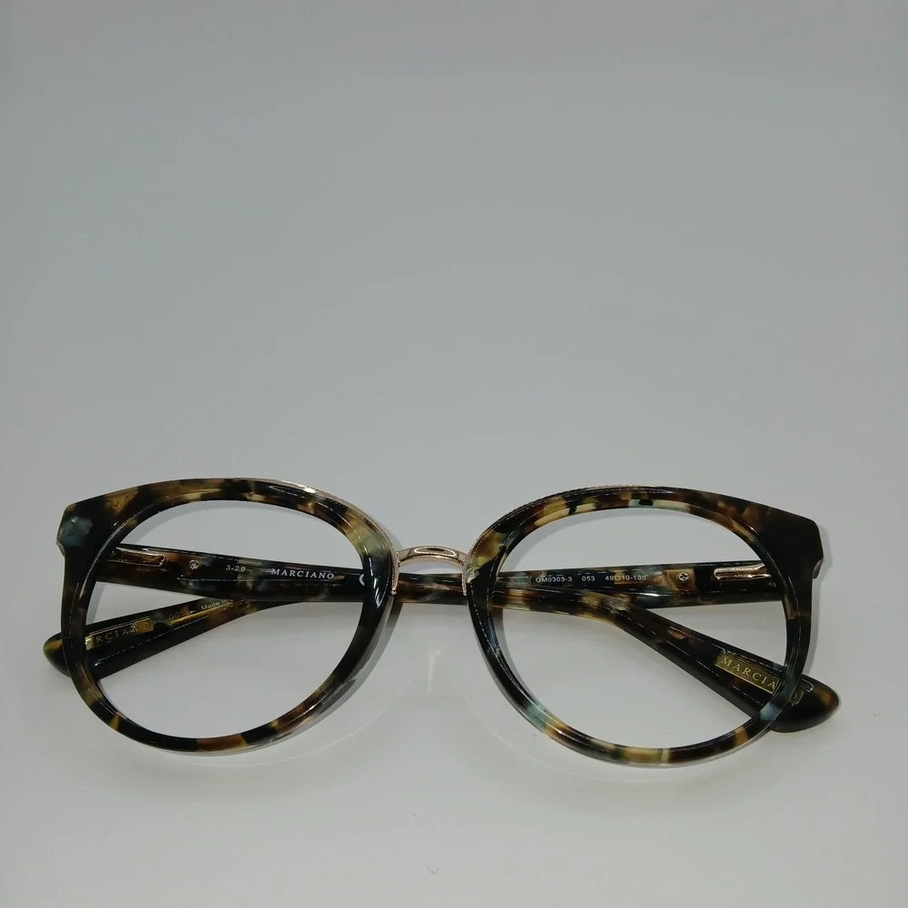 Marciano GM0303-3 053 Womens Eyeglasses Frame Brown Tortoise Shell 49-19-135 mm